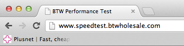 Open a web browser (e.g. Internet Explorer, Safari or Firefox) and go to www.speedtester.bt.com.