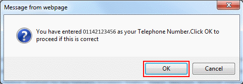 Speedtester - Confirm Number