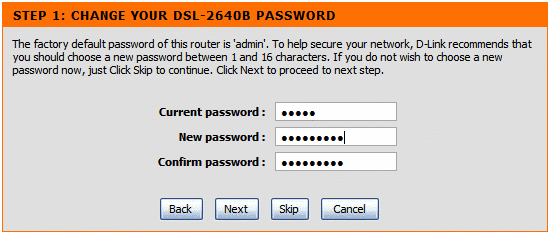 Change Password