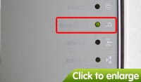 Wait till the Broadband light turns green.
