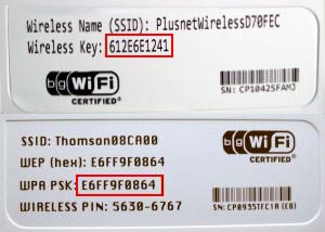 Wifi details