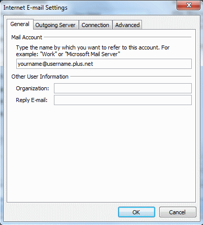 The General Tab