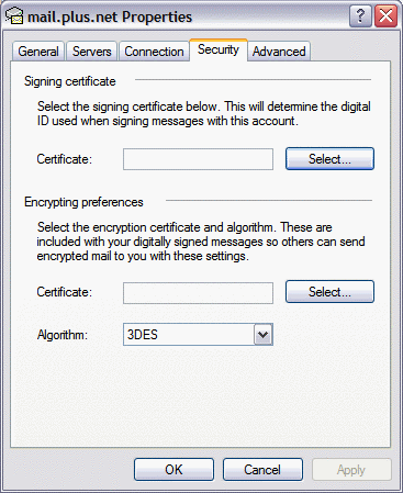 The Security Tab
