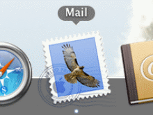 Launch Mail by clicking on it's Dock icon or finding it in the Applications folder.