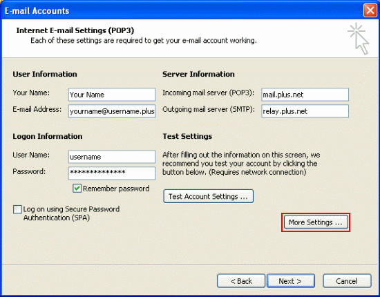 Click More Settings...