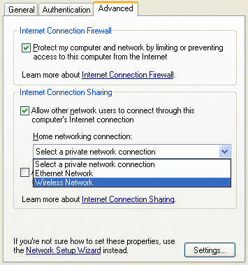Internet Connection Sharing 3