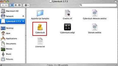 Installing Cyberduck