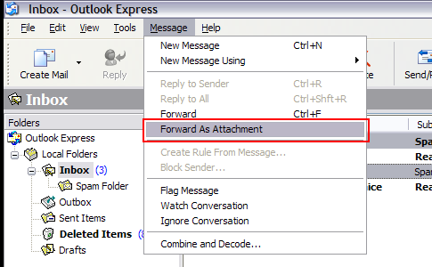 Outlook Express - Select Messages