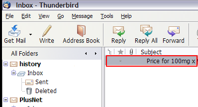 Select the message or messages to forward