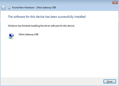 driver installed