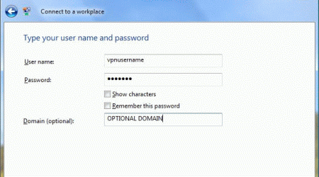 Connect to a workplace settings
