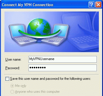 Connect to my VPN connection