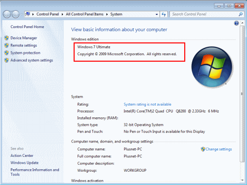 which version of Windows
