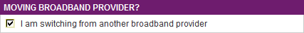 How to switch from another broadband provider